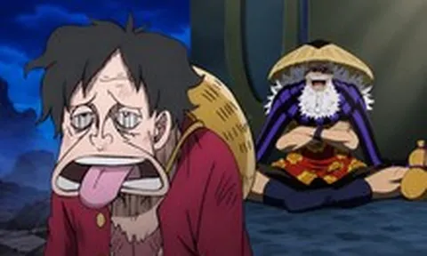 Gaban nói gì khiến Luffy phải nhìn lại giấc mơ Vua hải tặc trong One Piece?
