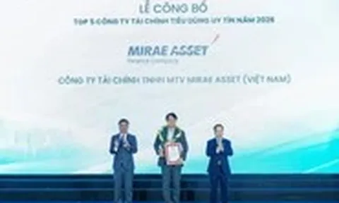 Tài chính Mirae Asset vào ‘Top 5 Công ty Tài chính Uy tín 2026’