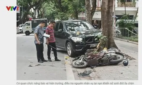 Công an thông tin vụ tai nạn xe BMW do ông Nguyễn Sỹ Cương cầm lái