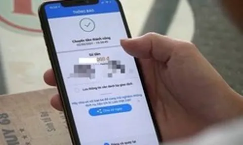Công an xác minh giao dịch chuyển khoản 7.653.000 đồng vào lúc 10 giờ 7 phút