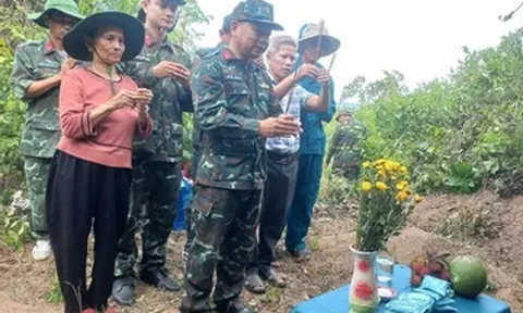 Từ lời dặn 30 năm trước của mẹ, người phụ nữ giúp quy tập một hài cốt liệt sĩ