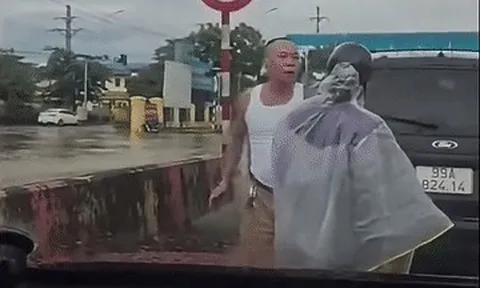 Người đàn ông lái ô tô, xuống xe tát phụ nữ, công an vào cuộc xác minh