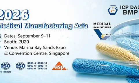 ICP DAS-BMP mang danh mục TPU y tế tiên tiến tới Medical Manufacturing Asia 2026