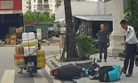 Xác minh clip nam bảo vệ đấm, đá túi bụi tài xế xe công nghệ ở Hà Nội