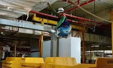 Gần 100% nhân lực thi công xuyên lễ tại sân bay Long Thành