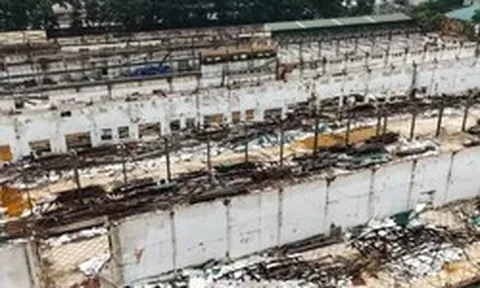 Diện mạo khu ‘đất vàng’ 3,6 ha sau khi nhà máy Giầy Thượng Đình tháo dỡ