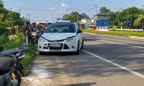 Công nhân duy tu đường bị ô tô tông tử vong trên quốc lộ