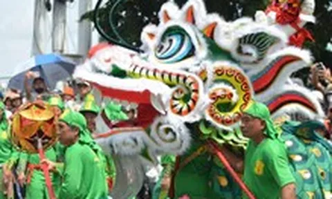 1.500 người mang nhiều sắc màu đến lễ hội Nghinh Ông ở Phan Thiết