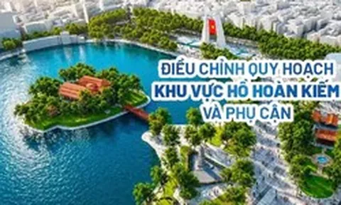Diện mạo dự kiến khu vực hồ Hoàn Kiếm và phụ cận tầm nhìn 100 năm