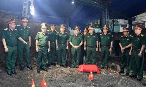 Phát hiện thêm rãnh mộ liệt sĩ ở công viên Lê Thị Riêng