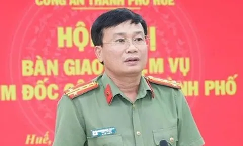 Đại tá Dương Văn Thoan phụ trách Công an TP Huế