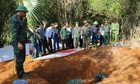 Phát hiện 28 vị trí mộ liệt sĩ tại đồi Đá Vôi