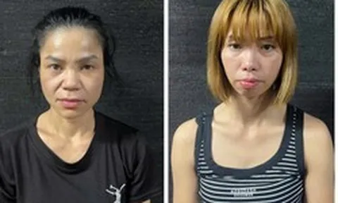 Tuần tra lúc 21h30’, Công an bắt quả tang Bùi Thị Hà Trang SN 1982, truy xét Nguyễn Thu Hoài SN 1985