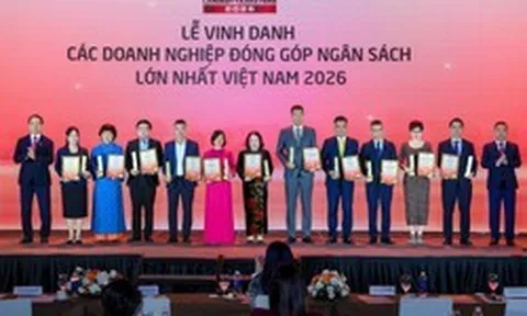 Lễ Vinh danh Doanh nghiệp nộp ngân sách lớn nhất 2025: Hàng chục đại diện nộp ngân sách hàng trăm nghìn tỷ đồng góp mặt