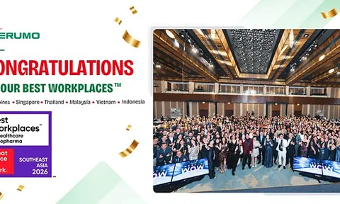 Terumo tại 6 quốc gia ở Châu Á - Thái Bình Dương chính thức được Great Place To Work® công nhận đạt chứng nhận Best Workplaces™