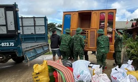 Phát hiện nhiều vết nứt dài trên núi, xã biên giới Đà Nẵng sơ tán hơn 130 người