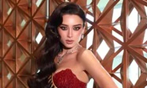 ‘Vinh quy bái tổ’ gần 20kg theo Emoura Phạm đến Miss Grand International