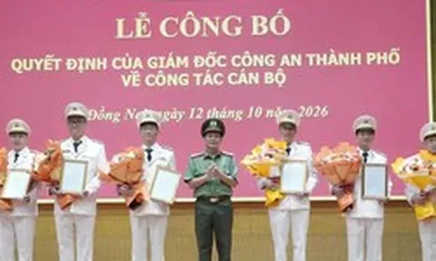 Công an thành phố Đồng Nai điều động lãnh đạo cấp phòng