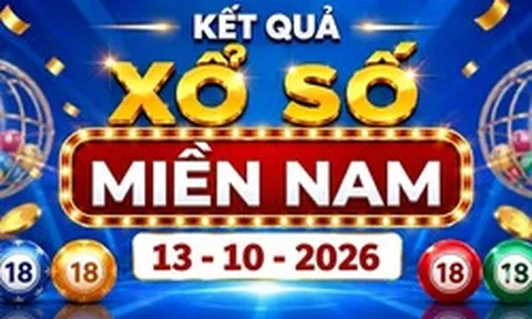 XSMN 13/10 - Kết quả xổ số miền Nam ngày 13 tháng 10