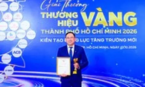 ACB nhận hai danh hiệu tại Giải thưởng Thương hiệu Vàng TP.HCM 2026