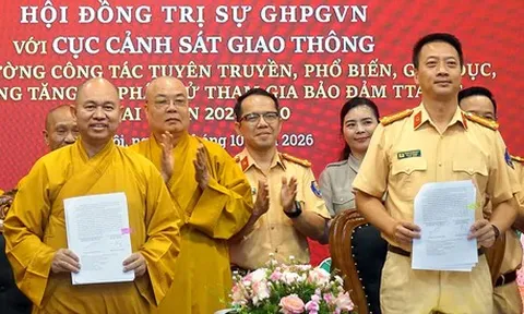 Mỗi tỉnh, thành phố xây dựng tối thiểu 3 mô hình ‘Chùa an toàn giao thông’