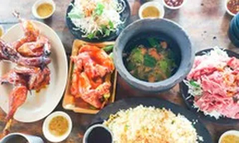 Bò nhúng lá chúc, gà đốt vùng Bảy Núi An Giang ngon hết sảy