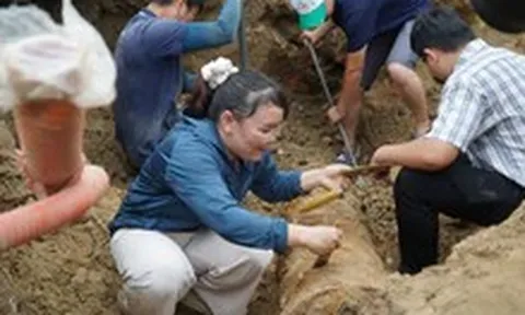 Phát hiện súng thần công 168 năm tuổi khi tôn tạo di tích ở Đà Nẵng