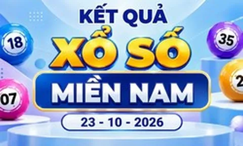 XSMN 23/10 - Kết quả xổ số miền Nam ngày 23 tháng 10