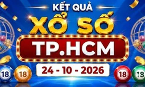 XSHCM 24/10 - Kết quả xổ số Hồ Chí Minh ngày 24 tháng 10