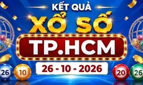 XSHCM 26/10 - Kết quả xổ số Hồ Chí Minh ngày 26 tháng 10
