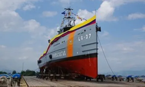 Công ty quân đội Việt Nam hạ thủy tàu 6.000 mã lực cho Hải quân Nam Mỹ: Tốc độ gần 60 km/h, nặng hơn 300 tấn, công nghệ mũi tàu đặc biệt