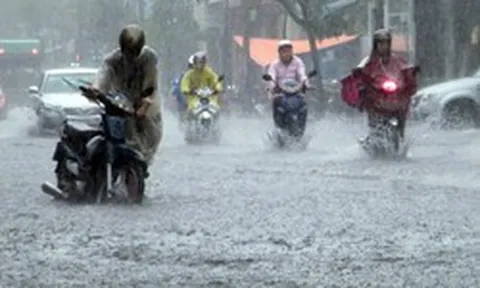 Ngày mai, nhiều khu vực sẽ có mưa to đến rất to