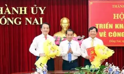 Công bố quyết định của Ban Thường vụ Thành ủy Đồng Nai về công tác cán bộ