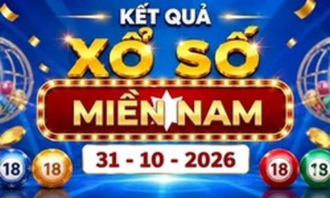 XSMN 31/10 - Kết quả xổ số miền Nam ngày 31 tháng 10