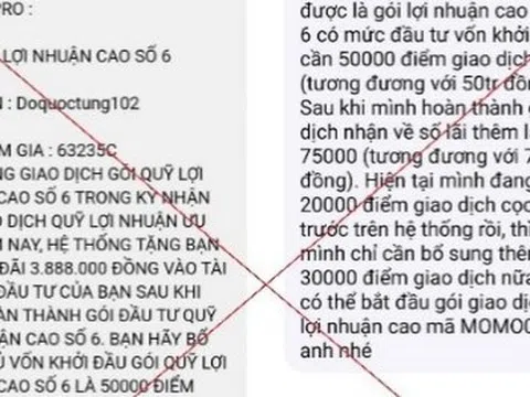MoMo lên tiếng sau vụ người dân mất tiền khi đầu tư trên "MoMo Pro"