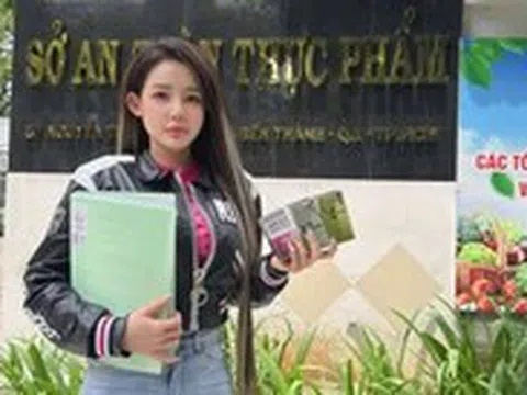 Ngân 98 đến cơ quan chức năng làm việc vụ sản phẩm giảm cân nghi kém chất lượng