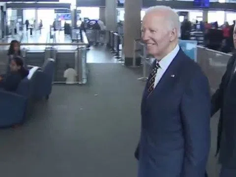 Ông Biden lần đầu xuất hiện trước công chúng sau chẩn đoán mắc ung thư