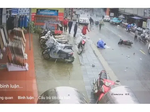 VIDEO: Ô tô tông liên tiếp 3 xe máy, cháu bé 5 tuổi tử vong thương tâm