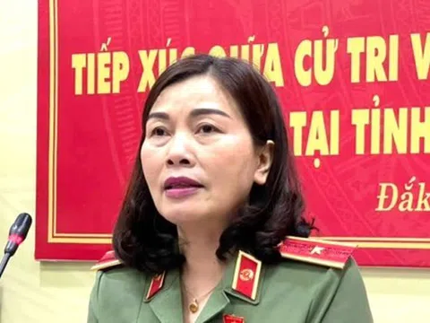 Thiếu tướng Nguyễn Thị Xuân vẫn đảm nhận nhiệm vụ đại biểu Quốc hội