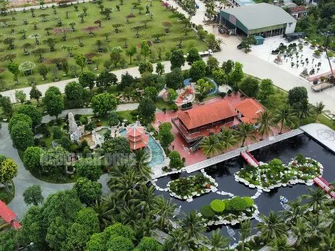 Thực hư khu biệt phủ cả ngàn m2 của Tuấn "thần đèn" ngoài đê sông Mã?