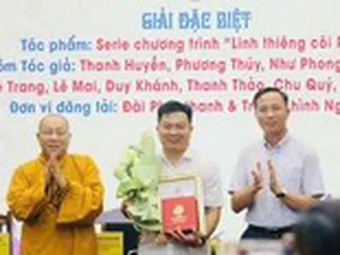 Đài Nghệ An giành giải đặc biệt Giải báo chí Phật giáo toàn quốc