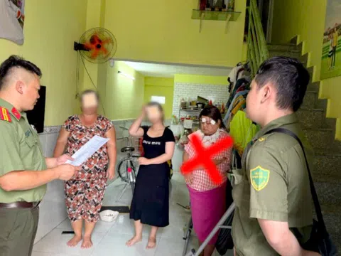 Bắt Lê Hoàng Ngọc Mai khi đang nằm võng "chốt đơn" bán hải sản