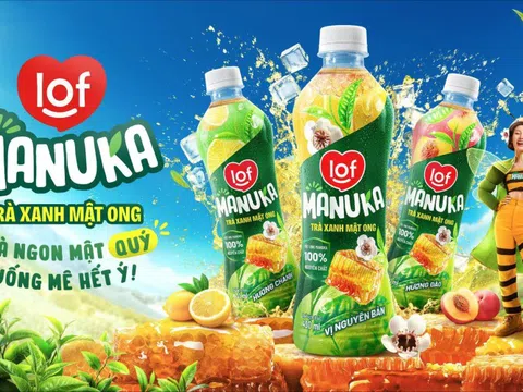 Trà xanh mật ong Lof Manuka chính thức ra mắt: Trà ngon kết hợp 100% mật ong Manuka