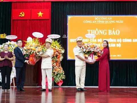 Quảng Ngãi có giám đốc Công an tỉnh 47 tuổi