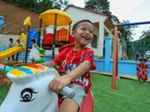 Cô trò trường mầm non Pác Rà có điểm trường mới khang trang