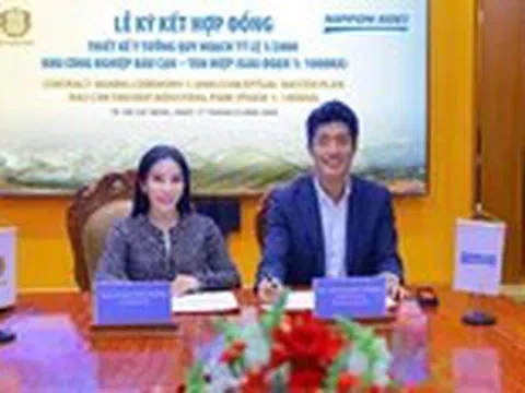 Công ty Cổ phần KCN Tân Hiệp ký kết hợp đồng tư vấn quy hoạch KCN Bàu Cạn - Tân Hiệp với Nippon Koei