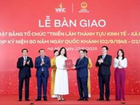 Vingroup bàn giao mặt bằng Trung tâm Triển lãm Việt Nam sau 10 tháng thi công