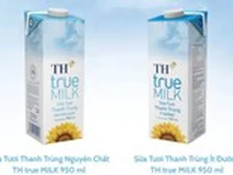 Điều đặc biệt trong dòng sữa tươi thanh trùng mới của TH true Milk