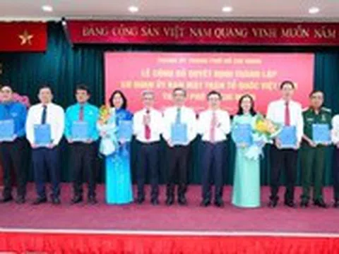 Danh sách lãnh đạo Ủy ban Mặt trận Tổ quốc Việt Nam TP.HCM