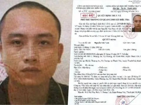 Truy nã Nguyễn Văn Nam sinh năm 1992